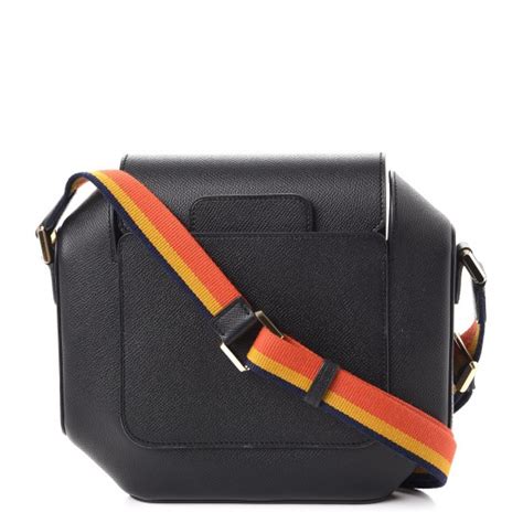 HERMES Epsom Octogone 23 Black 256201 